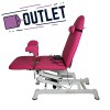 Gynecological examination chair with electric height adjustment by hand control - Pink color LAST UNIT!